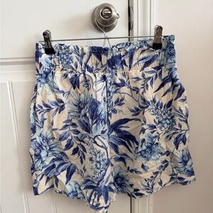 H&M Blue Floral Women's Shorts